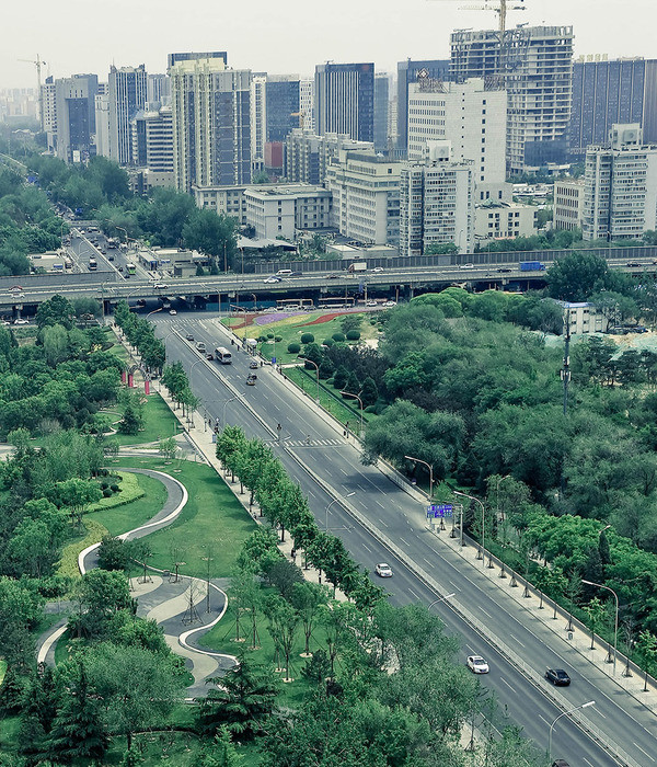 长安街新视角 | 石景山游乐园南广场绿地