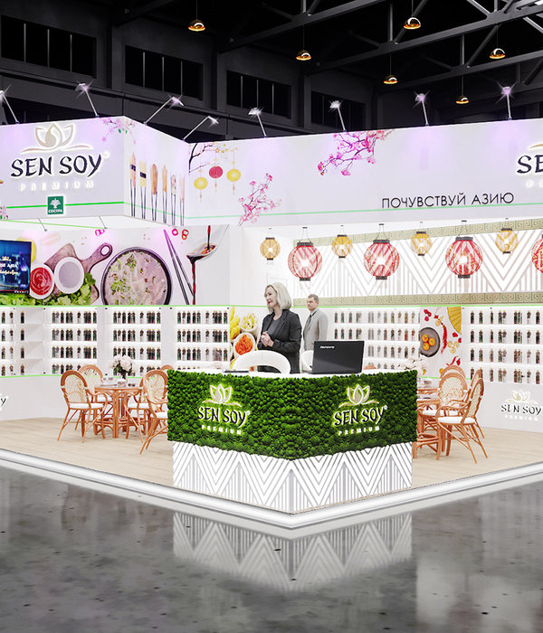 Anita Protsan丨展厅丨Exhibition stand ''Sen Soy''