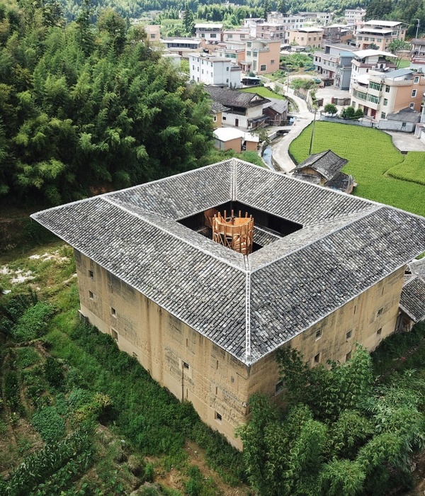 土楼改造，福建 / 城村架构