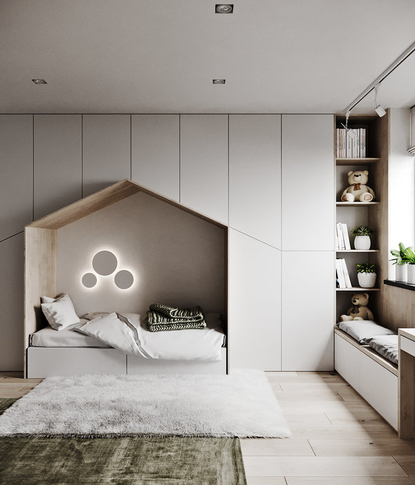 乌克兰基辅 106㎡现代公寓设计