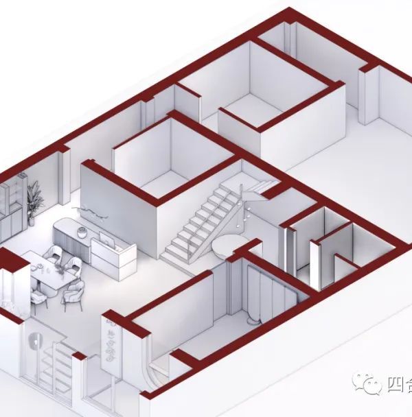 清徐自建别墅 | 温柔侘寂的美容院设计