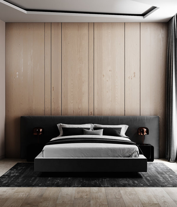 minimalist bedroom Vladyslava Torhonska