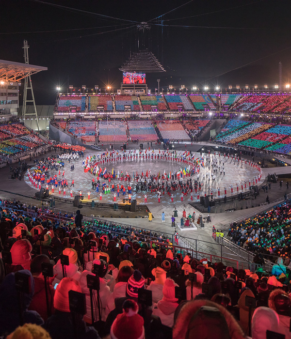 2018 平昌冬奥会体育场，露天设计展现生态友好精神