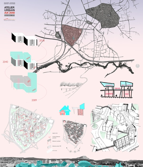 重塑城市中心 | 法国南部埃加纳街区更新规划