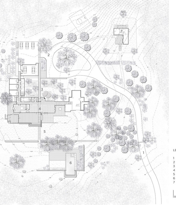 冰川地貌中的现代度假小屋 | Chilmark 住宅景观