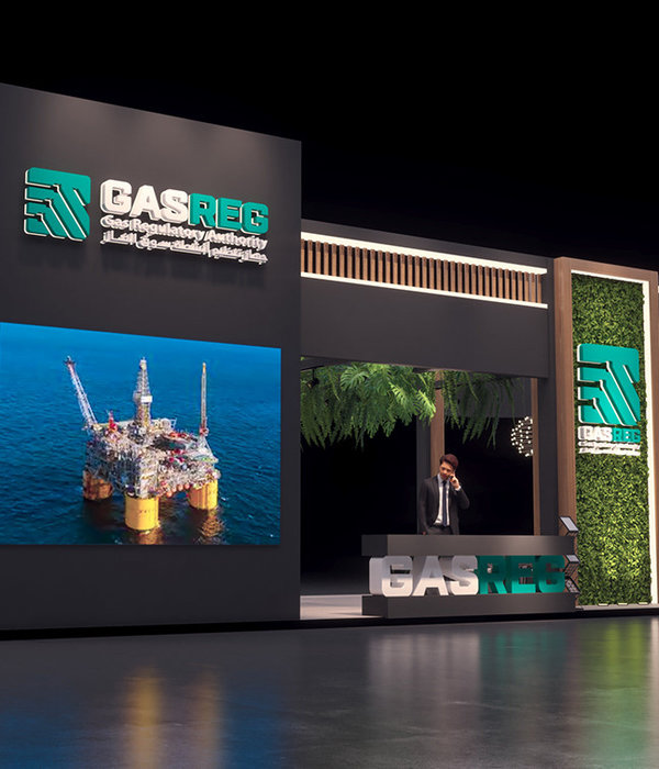 GasReg exhibition- stand- booth- design - event - 3D