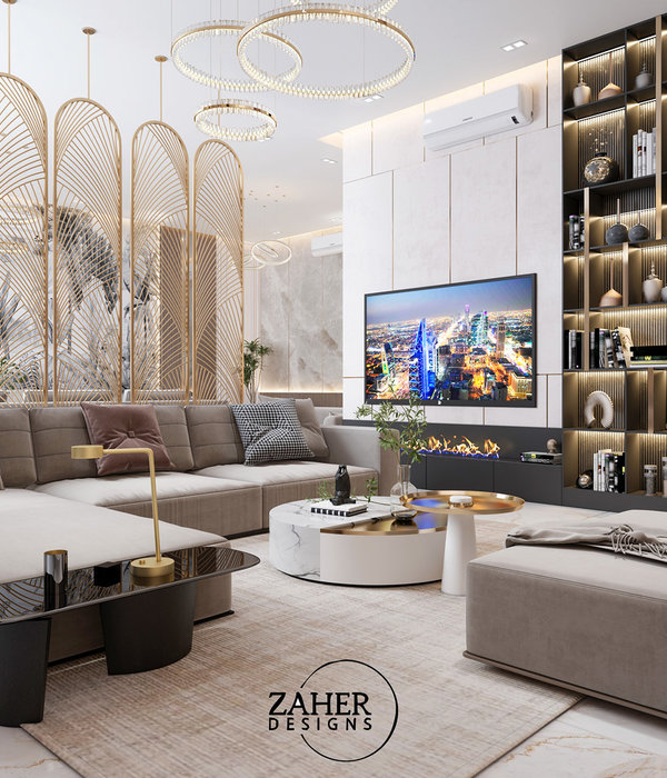 luxury living room in ksa