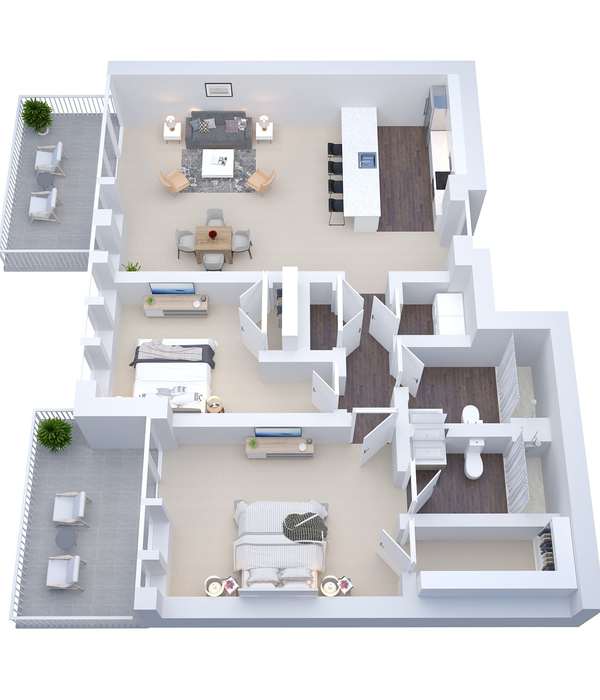 3D Floor Plan Rendering Services | The 2D3D Floor Plan Company