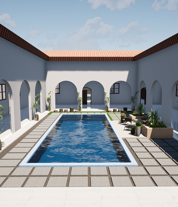 Landscape Design - Pool in Al Ain City