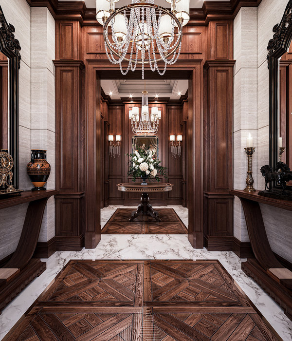 Luxury Entrance &Living-Space Design