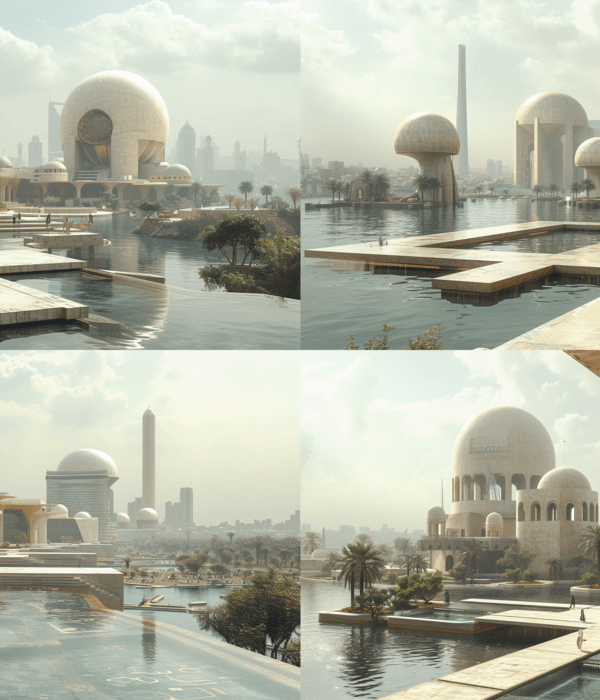 Baghdad Architecture Concept - 3D Visulization