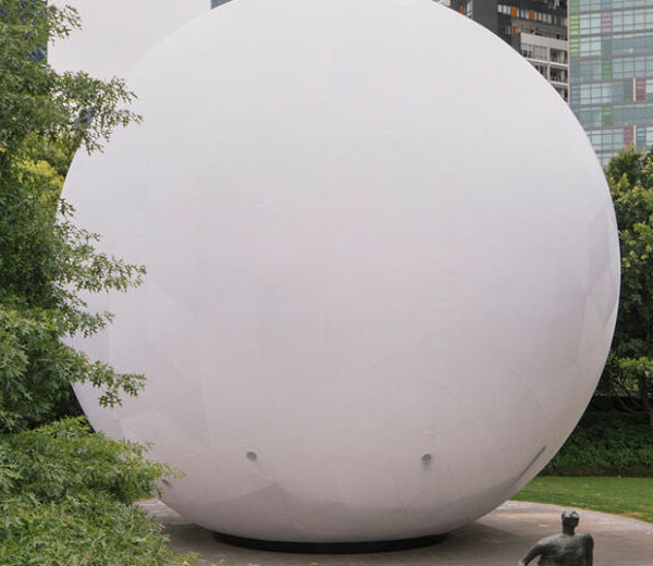 Nic Brunsdon’s Inflatable Sphere Highlights a Universal Truth of Life on Earth.