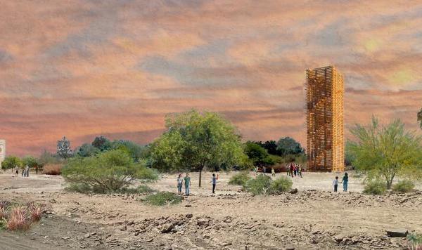 Architecture & Human Rights (ARCH+H.R.)丨: Puri Sierra Gorda: An Artificial Oasis in The Atacama Desert丨Chile