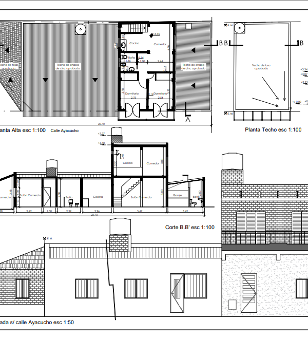 Compilation of plans made of the various projectors