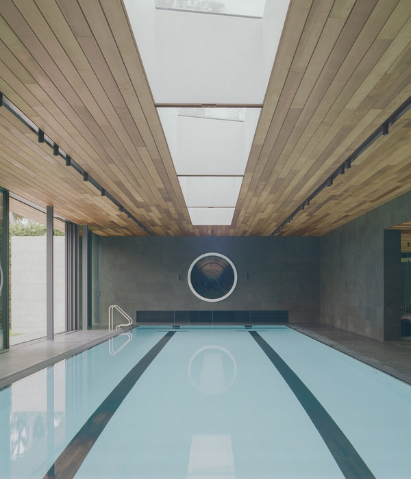 A Private Indoor Pool House in Central Otago by Yoke.