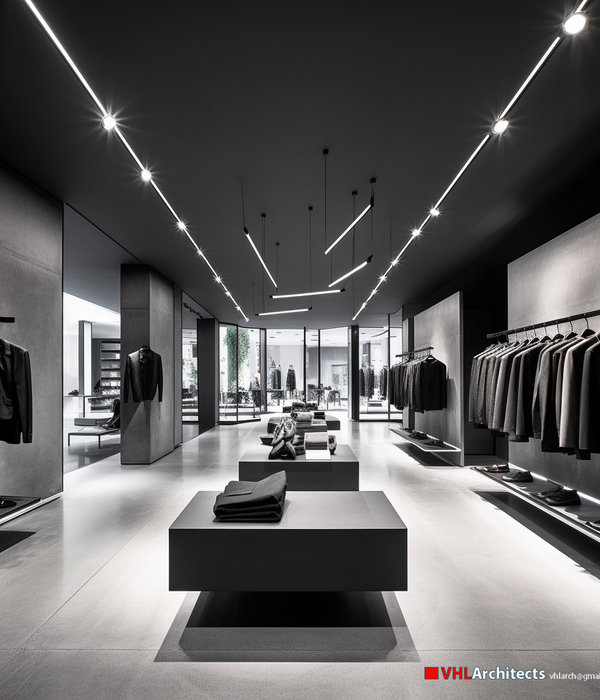 Black and White a store Fashion on the CMT-8, Str