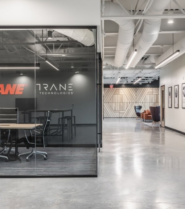 灵活协作，Trane Technologies 办公室设计展现工业风魅力