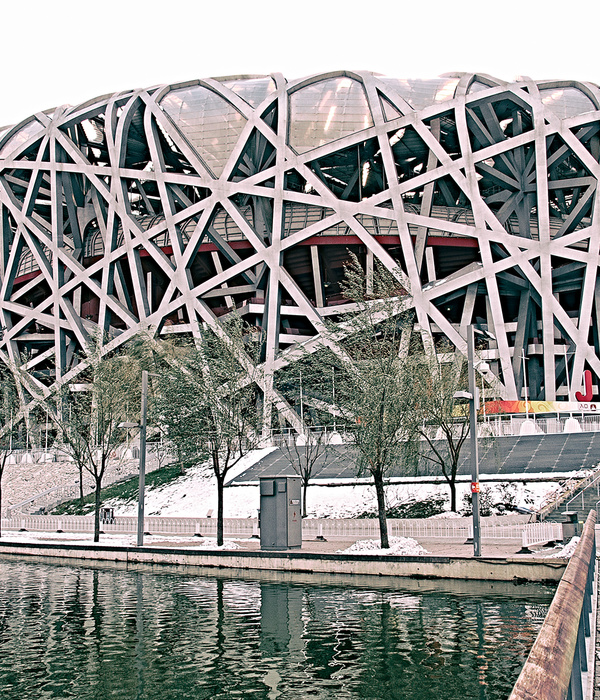 Morning at the Bird's Nest:  Beijing China