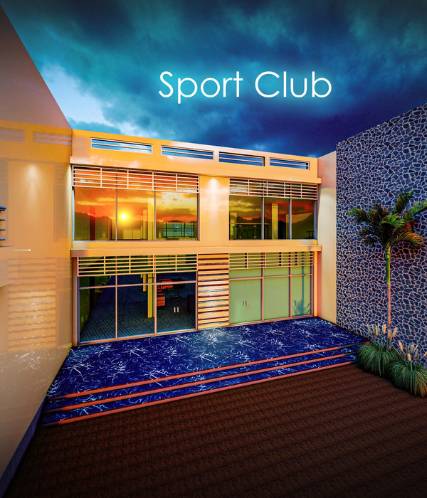 sport club working drawing