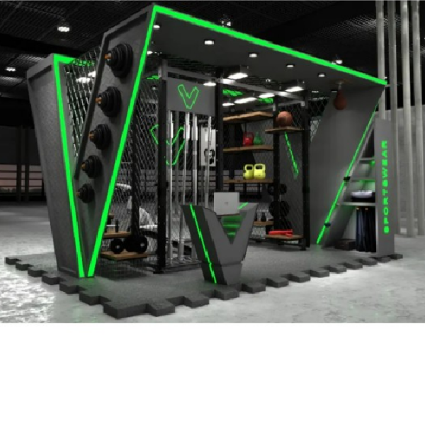 booth design for gym