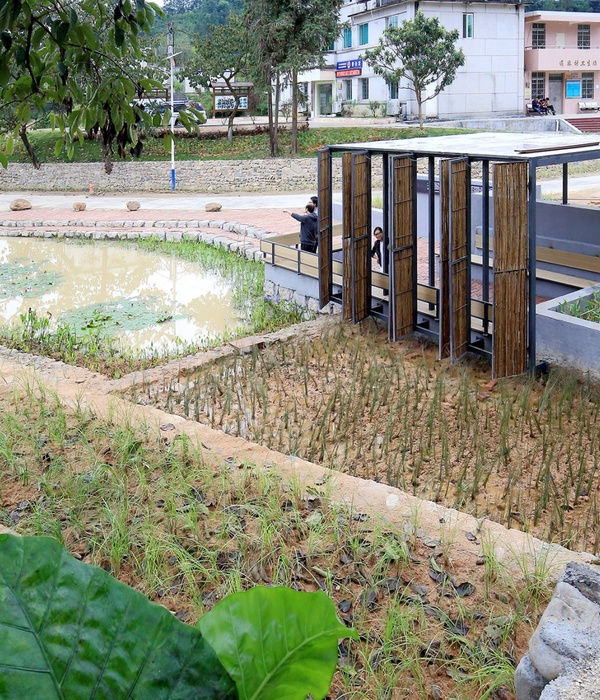 广州莲麻村生态雨水花园 | 重塑乡村水循环与公共活动空间