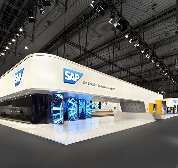 SAP 汉诺威 CeBit 展台——现代企业展示空间