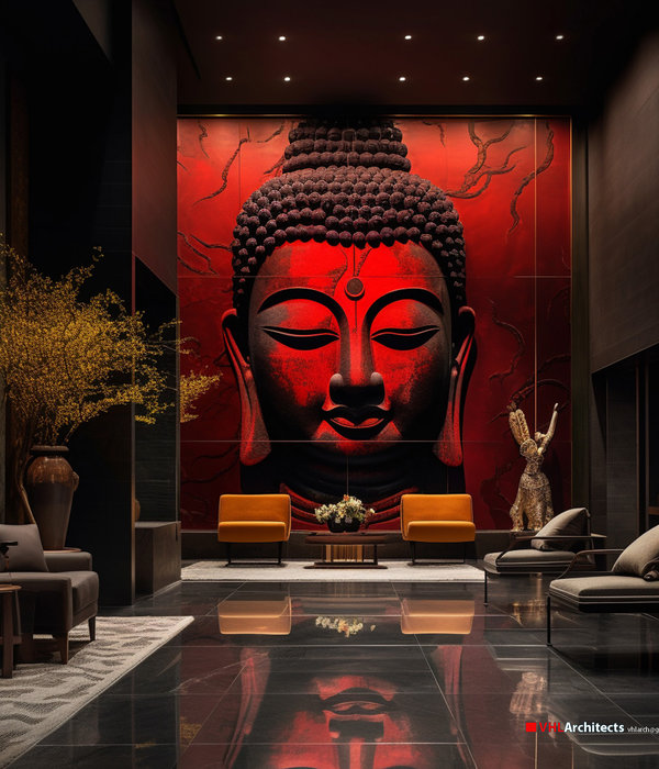 Lobby and Exhibitions with Buddhist Space