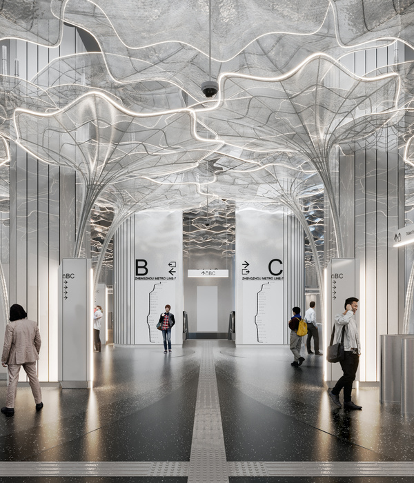 The Flower Clouds I Zhengzhou Metro Line-7 Stations | MASK Architects