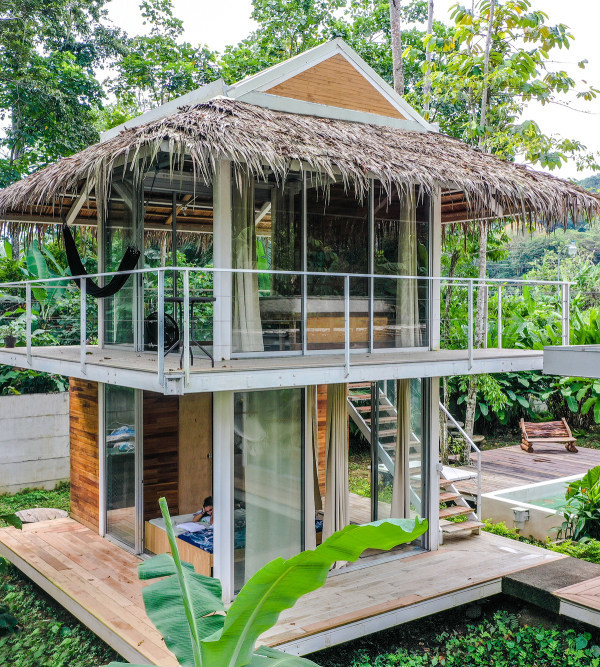 热带森林旁的钢木住宅 | Casas, Cahuita, Costa Rica