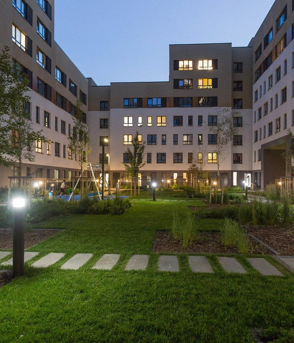 Public park and courtyards