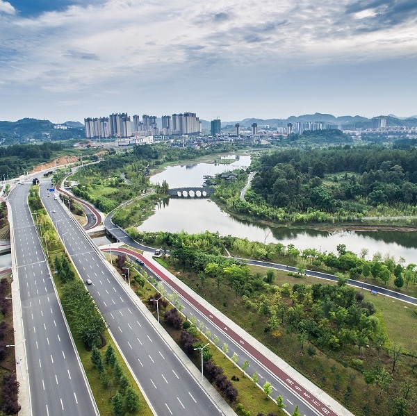 遵义新区长征大道 | 新时代林荫景观大道