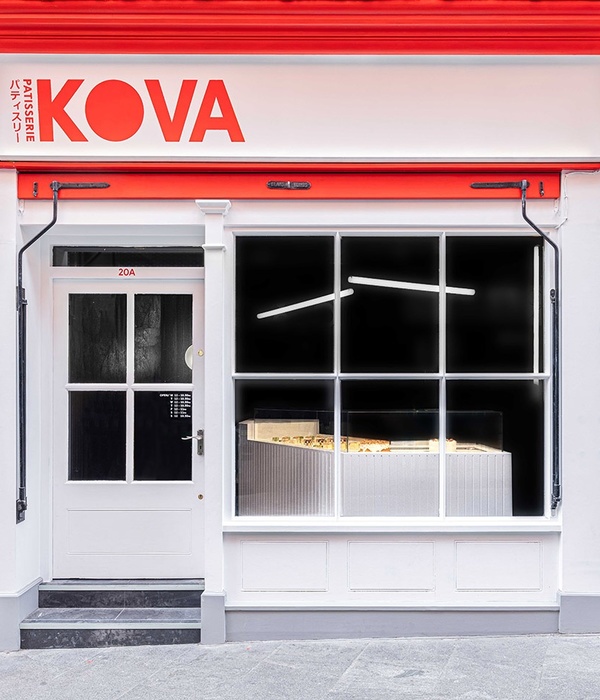 伦敦 Kova 甜品店，精致展示与环保材料的完美结合