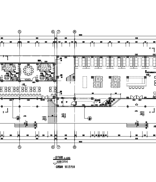 游客中心建筑施工图审图版