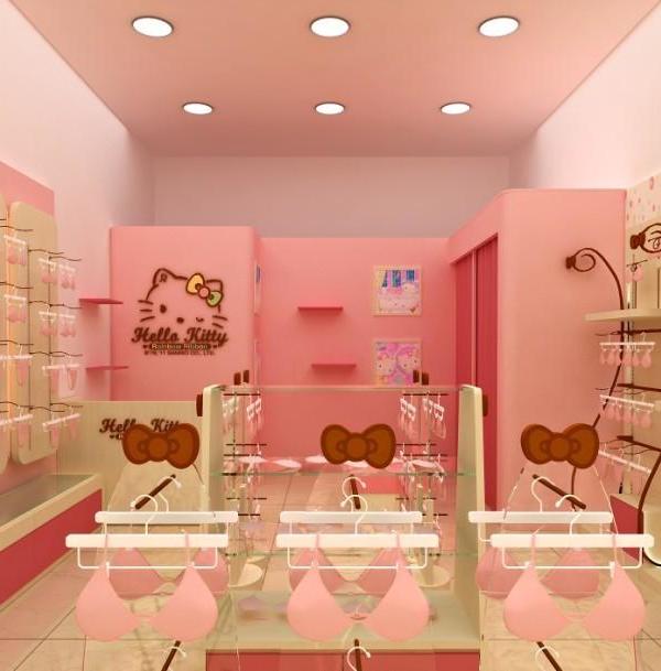 
HELLO KITTY 内衣店设计 