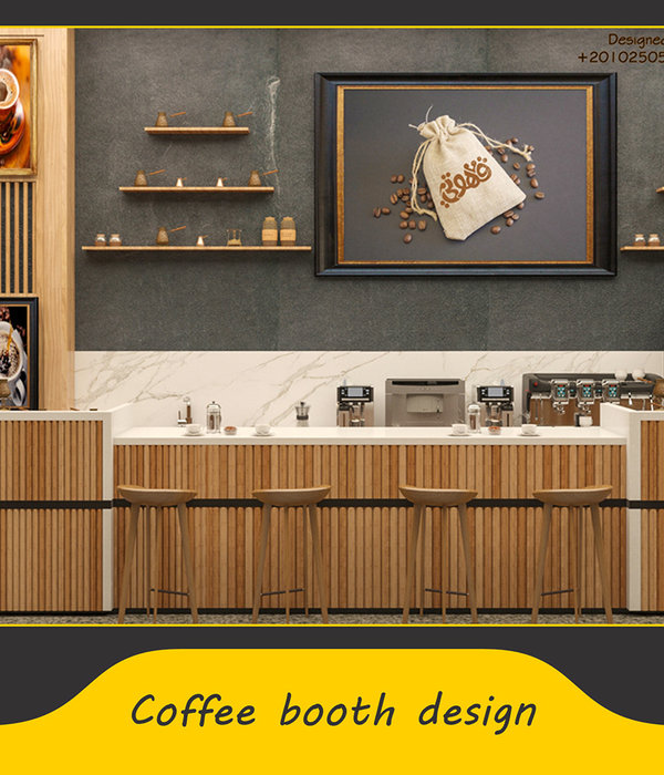 Anastasiya Gushchina丨咖啡店丨Coffee booth design