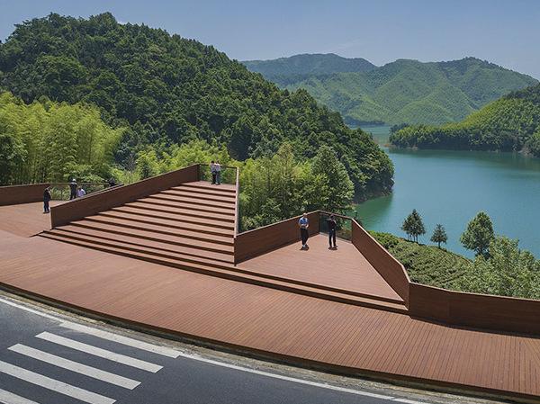 皖南川藏线青龙湾观湖驿站，安徽宁国 / MEDG现工设计