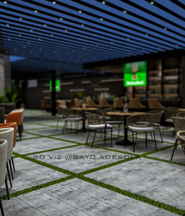 CLUB LIVE OUTDOOR LOUNGE VISUALIZATION