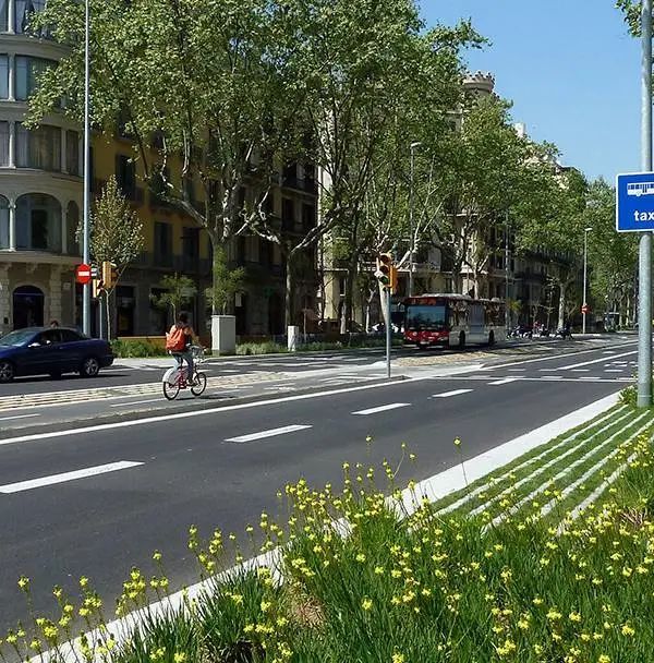 巴塞罗那 PASSEIG DE SANT JOAN 街道绿色改造