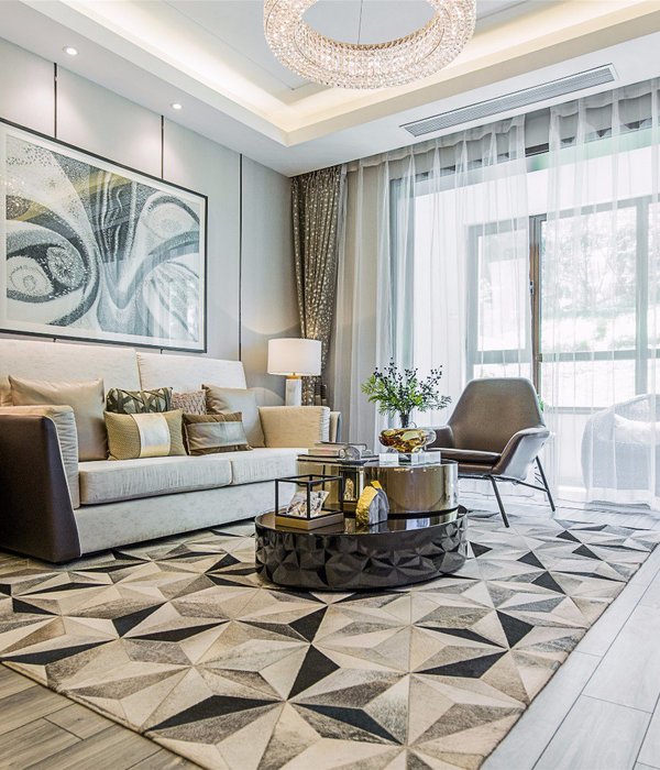 鲁能公园世家 128㎡样板间，INHOUSE 设计诠释现代宜居美学