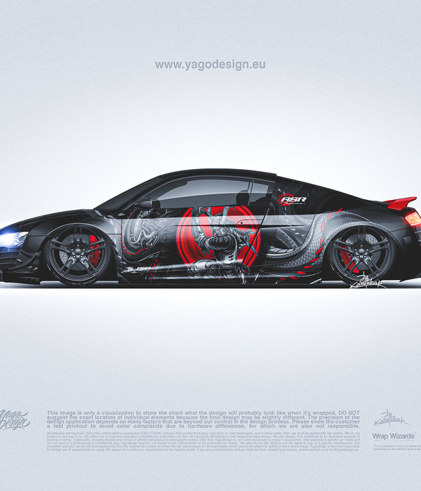 Anastasiya Gushchina丨展厅丨Audi R8 Ronin by Yagodesign