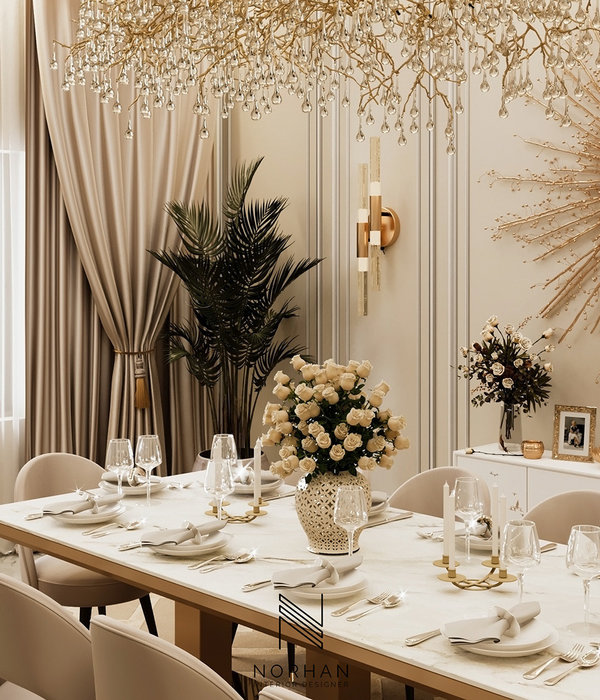 Neoclassical Dining Room In UAE