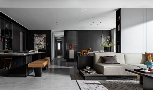 伶居设计丨238㎡轻奢大平层