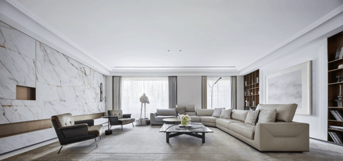 684m ² 艺术豪宅/郑树芬室内设计